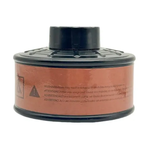Lightweight 40mm Full Face Gas Mask Filter Canister, Dust Proof Toxicity Protection, Long Usage Time, Compatible with Full Face Masks, Protector, Safety Equipment