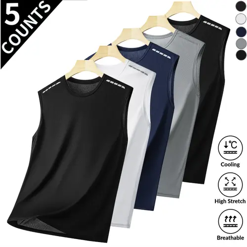 Men's Athletic Plaid Short Sleeve Sports T-Shirt - Lightweight, Quick-Dry, Breathable, Cooling, High-Elastic, High-Flexibility for Summer Sports & Fitness, Casual Outdoor Wear