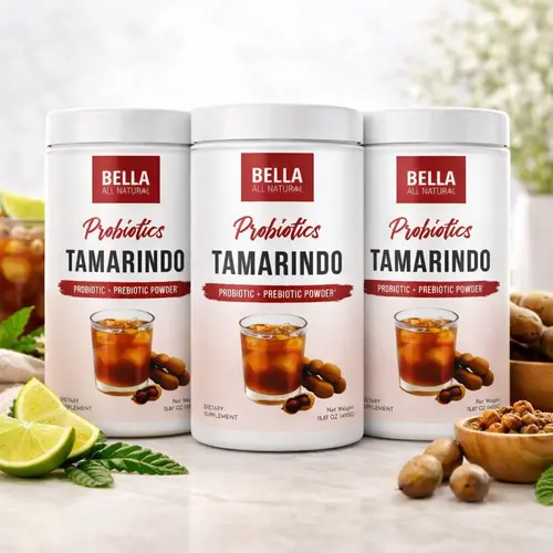 3 Pack - Bella All Natural Probiotics Tamarindo for Daily Use