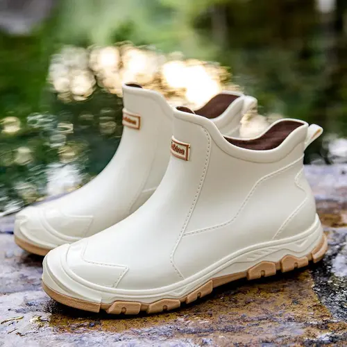 Unisex Daily Rain Boots | Lightweight, Wear-Resistant, Anti-Slip Sole, Ideal for Car Washing, Gardening, Outdoor Adventures