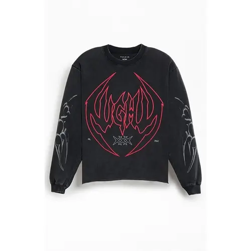 Nightlab Men's Made In The Night Cropped Long Sleeve T-Shirt - Multicolor
