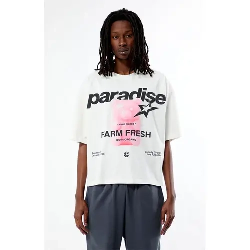 Pacsun Men's Paradise Cropped Boxy T-Shirt