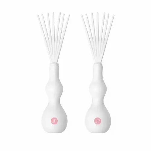 Jenny Patinkin Compact 2-Pack Hair Scrubber Tool - Durable Deep-Clean Rake Design for Families, Instantly Removes Strands, Reduces Build-Up, Fits All Hairbrush Types, Easy to Clean, Ideal for Weekly Use