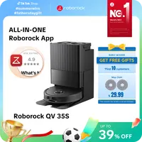 [SaleLink] Roborock Qrevo Series Robot Vacuum and Mop, 10,000Pa suction, Self-Drying, Auto Mop Washing, Self-Emptying & Refilling, 10mm Mop Lifting, Smart Obstacle Avoidance (QV 35S) #DealsForYouDays #fathersdaygift