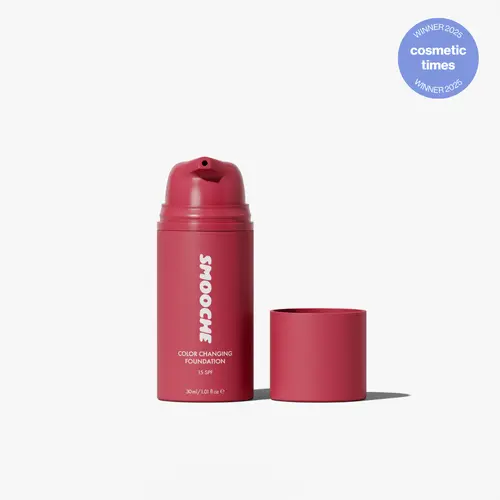SMOOCHE Color Changing Liquid Foundation SPF15 - Lightweight Vegan Makeup