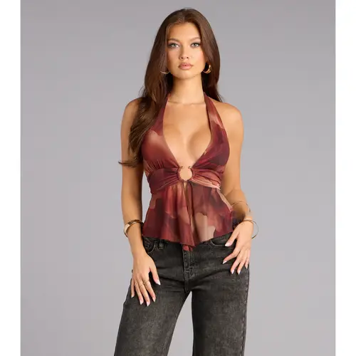 Painted Temptation Halter Top