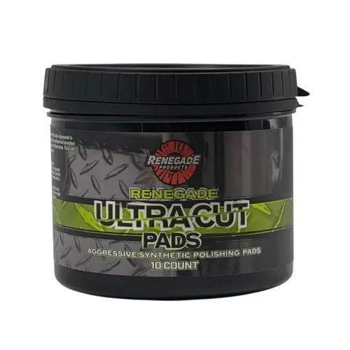 Renegade Products Ultra Cut Pads: Renegade Ultra Cut-Infused Polishing Pads for Heavy Oxidation & Tarnish Removal on Stainless Steel & Aluminum – Pre-Saturated 10 Pack
