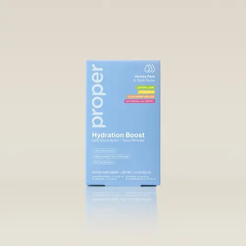 Hydration Boost Variety Pack for Daily Hydration - Electrolytes & Trace Minerals - 15 Count - Pineapple, Lemon Lime, Cucumber Melon & Watermelon Berry