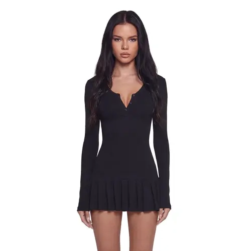 Class Dismissed Mini Dress - Black