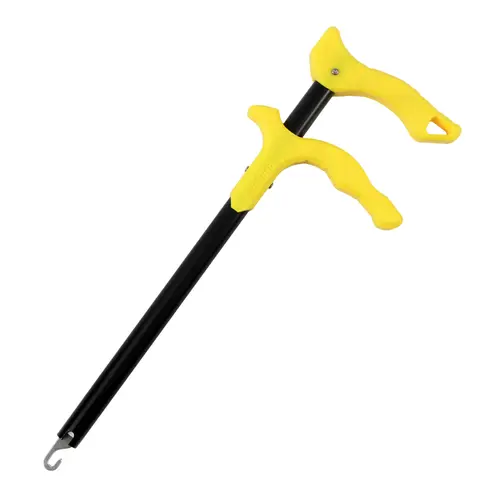 Beyond Braid Fishing Hook Remover - 10.5" Length Ergonomic T-Handle Grip, 8.5 Inches Long-Reach Dehooker, 1 Hand Op., Corrosion Resistant Stainless Steel Outdoor Fishing Equipment for Freshwater