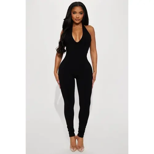 Taytum Snatched Jumpsuit - Black
