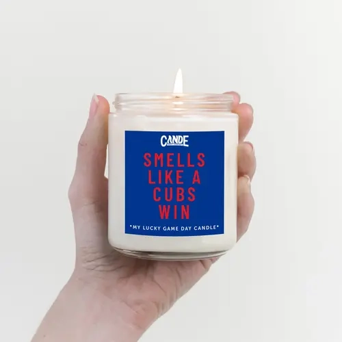 C&E Craft Co. Baseball Win Scented Soy Candle - 35-Hour Burn, Game Day Decor & Baseball Gift for Fans