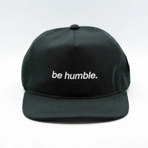 "be humble." Performance Snapback Hat – Lightweight Water-Resistant Golf Cap Stylish  Men's and Women's Hats