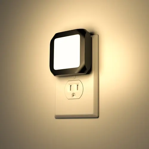 2 Pack LED Night Light, Night Lights Plug Into Wall with Dusk-to-Dawn Sensor, Dimmable Nightlights, Adjustable Brightness for Bathroom, Hallway, Bedroom,Kids Room,Stairway