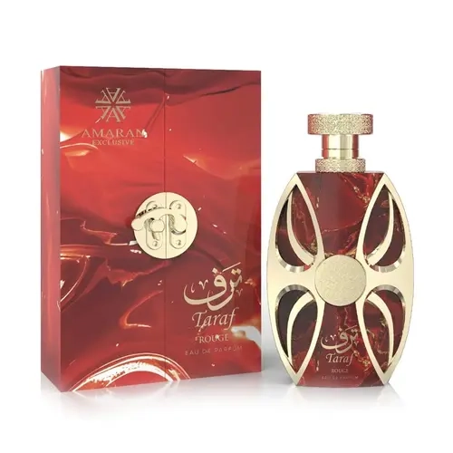 Amaran Taraf Rouge Unisex EDP Perfume - 100ml Dubai-Crafted, Elegant Alluring Floral Rose Scent, Aromatic Potent Strong Unisex Fragrance, Exclusive Single Item