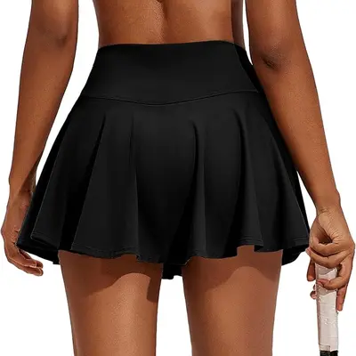 Women's fashion midi skirt - elegant summer pocket skirt, with built-in pockets, suitable for running, yoga tennis skirt summerwins,summerwins
