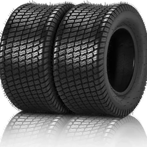 TUFFIOM 24x12.00-12 8PR Power Tubeless Turf Tires, Set of 2 Auto Replacement Tires for Lawn Mowers & Lawn & Garden Utility Vehicles