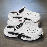 Men's Summer Thick-Sole Non-Slip Quick-Drying Clogs - Waterproof Slide Slippers with Comfortable Arch Support, Durable Outdoor Design