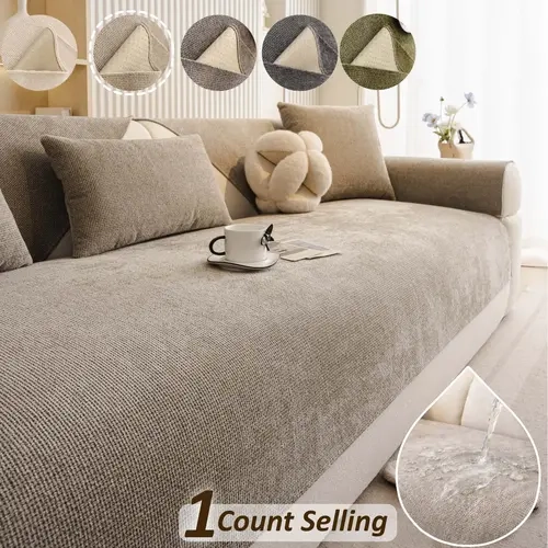 Waterproof Sofa Couch Covers for Dogs, Couch Protectors, Non-Slip Universal Sofa Protector, Machine Washable Pet-Friendly Furniture Cover Pad, Fits 2/3 Seater, Multiple Colors Available, Removable Sofa Cover, Sofa Slipcover #GLOBAL PICKS