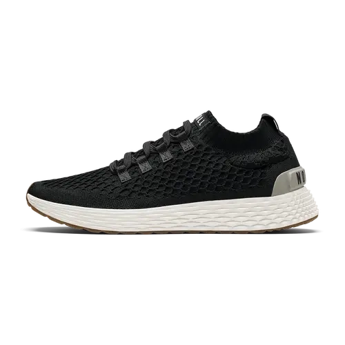 NOBULL Women's Allday Knit Shoe in Jet Black - Everyday Walking Sneaker, Comfortable Slip-On Shoe, Casual Trainer