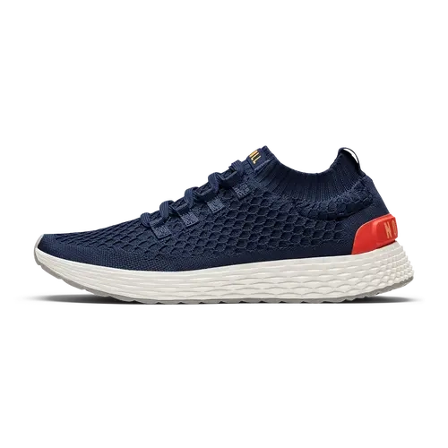 NOBULL Women's Allday Knit Shoe in Night Navy - Everyday Walking Sneaker, Comfortable Slip-On Shoe, Casual Trainer