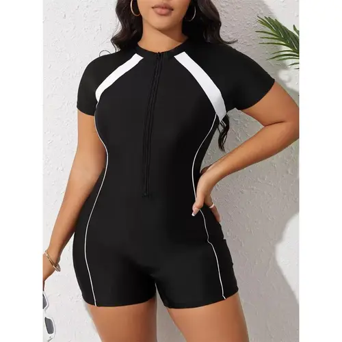 Women's 2026 Modest 1-Piece Wetsuit - Tummy Control, Full Coverage, Durable, Comfortable Surfing Suit for Ocean Adventures, Modest Swim Suit