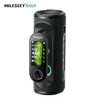 【DealsforYouDays 】MiLESEEY GeneSonic Pro Golf Speaker with Detachable GPS Rangefinder Handheld, 43000+ No Subscription Preloaded Courses, View & Audible Distances,Touchscreen, 15H Battery, Magnetic, Waterproof,Hazard, Golf Accessories for Men, Golf Gifts