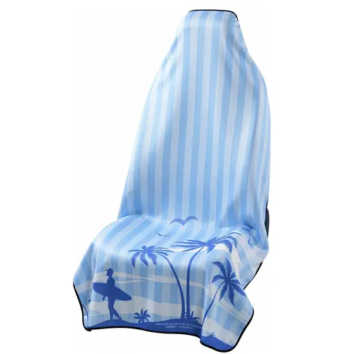 Vegan Polyester Car Seat Cover - Universal Quick-Dry Microfiber Non-Slip Protector, Washable Car Seat Accessory for Workout, Beach Use - Fits Trucks, SUVs
