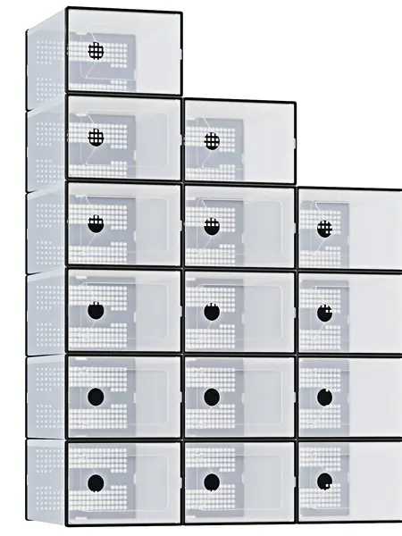 【Summer Sale】Clear Shoe Storage Boxes, Plastic Stackable Shoe Containers with Lids, Display Sneaker Case Organizer for Closet, Under Bed, Entryway