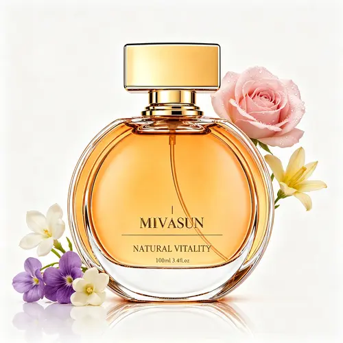 [MIVASUN] NATURAL VITALITY EDP Women's Perfume (3.4 fl oz/100ml) -  Lxuruy Aromatic Floral Fruity Rich Jasmine Scent, Long-Lasting, Feminine Sophisticated, for Mature Women, Everyday Wear, All Seasons High-End Gift