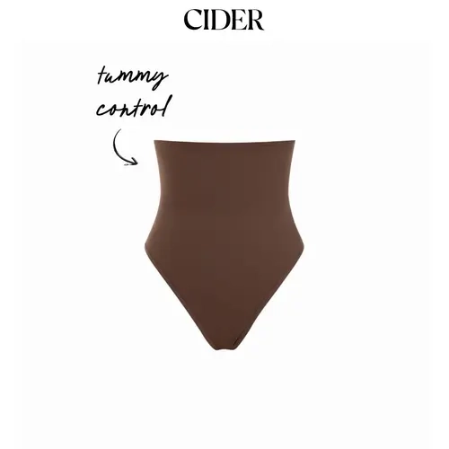 Cider Jersey High Rise Solid Shapewear