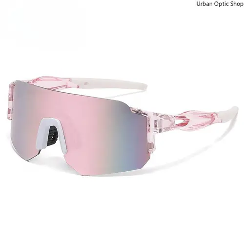 Men's Stylish Sport Sunglasses - Rubber Frame, UV400 Shield, Windproof Fit, Secure Grip, Cycling Gear, Men's Accessories, Prop 65 Safe, UV-Protective Adults' Eyewear
