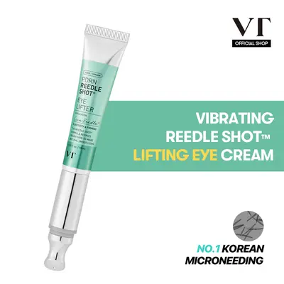 [VT COSMETICS] #1 viral PDRN Micro-Vibration Eye Applicator cream with Reedle shot, Peptide, Collagen | Fine Lines, Wrinkles, Dark Circles, Puffiness & Firming Care in 1 Minute | Under-Eyes, Crow's Feet, Smile Lines | Korean Skincare Anti-Aging