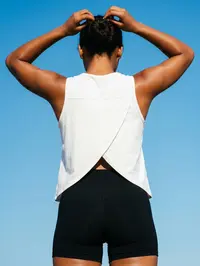 Spring/Summer Women's Sporty Quick-Dry Tank Top, Breathable Loose-Fit Fitness Yoga Running T-Shirt, Sleeveless Sports Vest, Casual Top, Sleeveless Gym Top, Athletic Tank, Breathable Workout Tops, Fitness Apparel