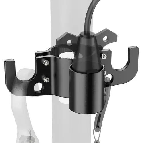 Heavy-Duty Aluminum Boat Trailer Towing Chain Organizer - 2" Hitch Accessory, Tangle-Free Towing, 7-Way Plug Protection, Brake Cable Tidy, Elevated Chain Stays, Neat Storage, Easy Installation, Docking & Anchoring Equipment for Campers