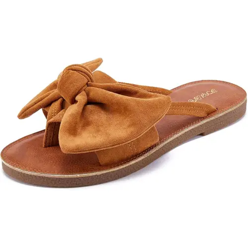 Coutgo Women's Chic Ankle Gladiator Sandals - Ring Toe Thong, Strappy Slip-On, Breathable Lightweight Walking Shoes, Beach-Party All Seasons Footwear with Rubber Sole (Wide Feet: Size Up 0.5 Size)