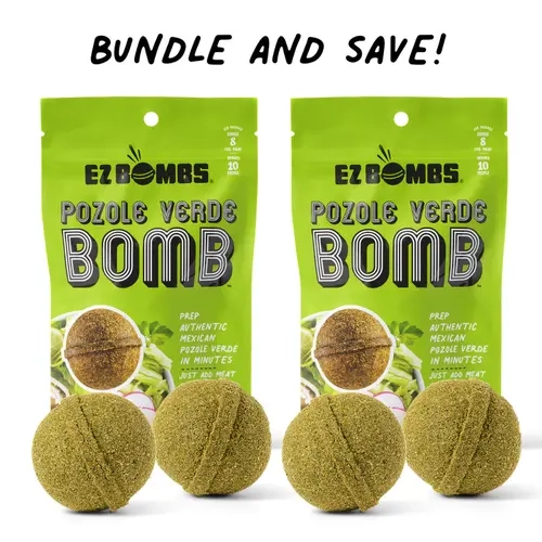 Pozole Verde Bombs bundle by EZ Bombs - Seasoning Spice Bomb Flavor for Authentic Mexican Dishes - Traditional