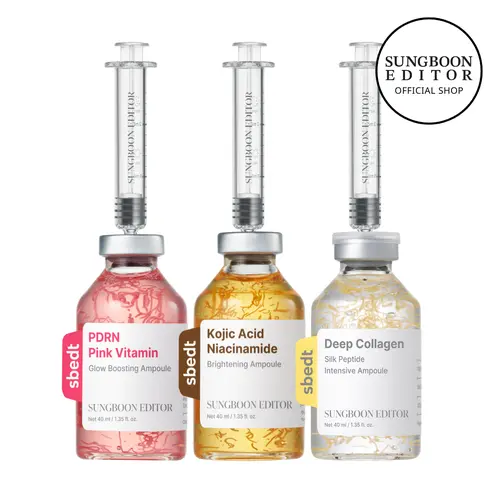 [Sungboon] Age-Rewind Shot Trio Set (PDRN + Kojic + Peptide)