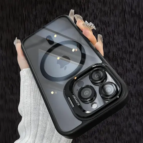 Lens holder mobile phone case, bracket camera protection suitable for iphone17promax iphone17/16/15/14/13/12proamx mobile phone protective cover, shockproof durable mobile phone protective cover