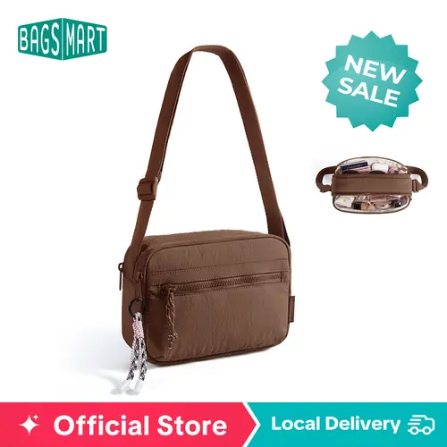 【NEW IN】BAGSMART Cross Body Purse Mini Crossbody Bags for Women Travel Purse Puffy Shoulder Handbag Wallet sohochic tiktokshopstockup