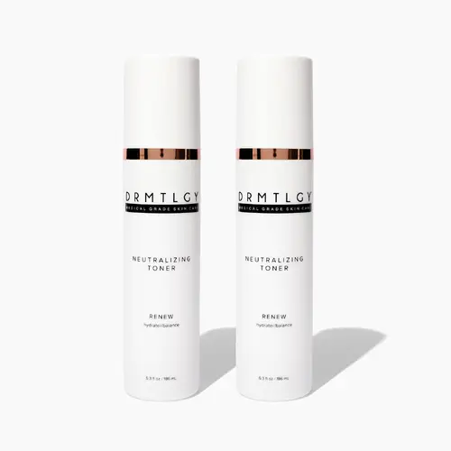 DRMTLGY Hydra-Plump Toner, 6.3 fl oz (2-pack). Hydrates and Preps Skin with Ceramides, Peptide, & Botanicals.