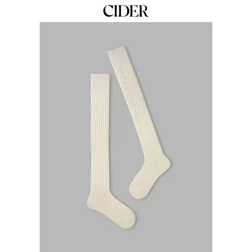 Cider SOLID OVER THE KNEE SOCKS
