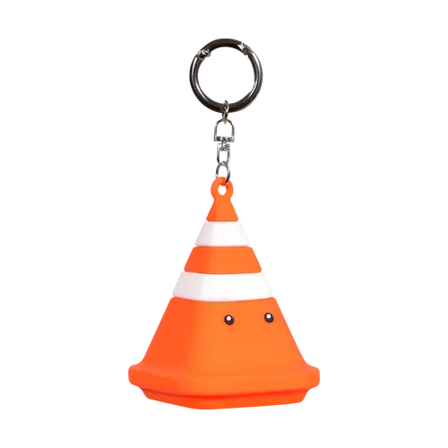 KAHI Sun Stick Holder - Cute Duck Aesthetic Keychain, Durable Waterproof Silicone Keyring, Elastic Portable Rubber Cone Bag Case for Korean Face Sunscreen, Ideal for Beach Days & Quick Reapply Anytime