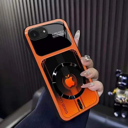 Y2K nostalgia vibe retro cassette tape magnetic glass case for iPhone 17 16 15 14 13 12 11 Pro Max/Galaxy S26 S25 S24 S23, neon mix tape MagSafe cove ---975