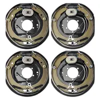 VEVOR Dexter 12"x2" Self-Adjusting Electric Trailer Brake Assembly Kit, 2 Left + 2 Right, 5-Hole Mount Align, High Compatibility for 7000 lbs Axle, Hassle-Free Installation Backing Plates