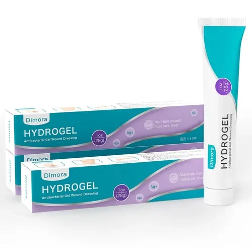Dimora Silver-Ion (Ag+) Hydrogel First-Aid Ointment, Antibacterial Care Burn Ointment for All Ages, OTC Scar Reduction for Cuts, Minor Wounds & Abrasions Auxiliary Healing, Odorless