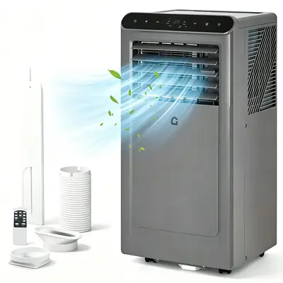 Garvee 8K/10K/14K BTU Portable Air Conditioners, 3-In-1 Portable AC Unit for Rooms Up to 350/450/550/750 Sq. Ft, Dehumidifier, Fan, Energy Saving, Remote Control, 24 Hour Timer, Sleep Mode, for Bedroom/Office