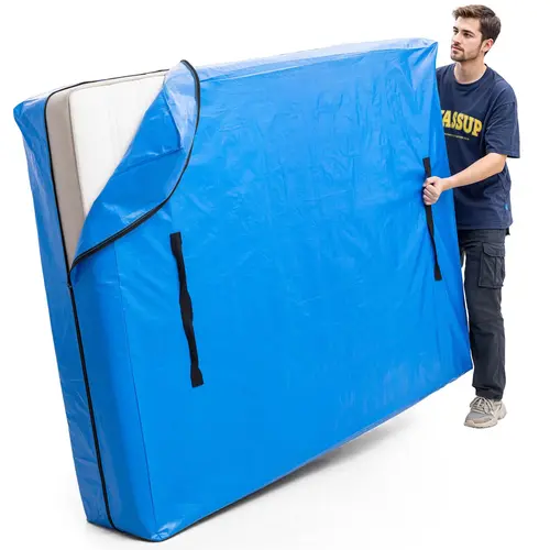 TAILI Mattress Bags for Moving and Storage, Heavy Duty Moving Supplies Mattress Cover with Reinforced Handles, Storage Cover Essentials Packing Protector
