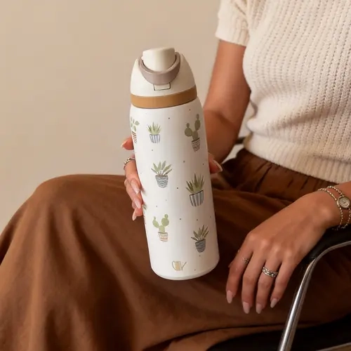 Double Layer Stainless Steel Durable Insulated Double Wall Insulated Cup, 24/32/40 Oz, Includes Straw, Cold Retention Up to 24 Hours, Ideal for Outdoor Sports, Travel, Gym, Drinkware, Insulated Water Bottle