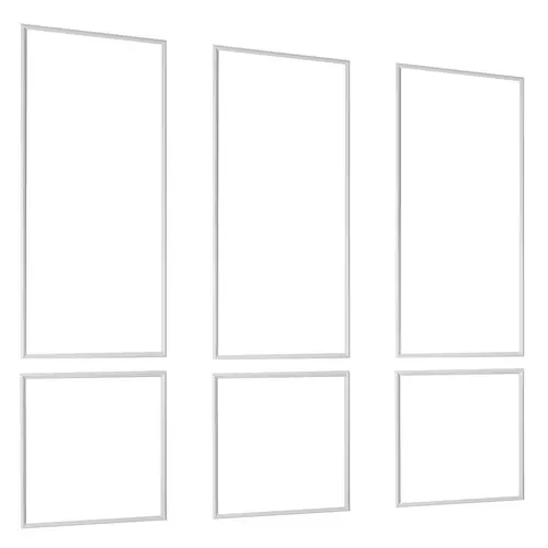 VEVOR 3-Pack Decorative Wall Molding Kit, Rent-Safe Removable Decorative Wall Panels (24x54in + 24x24in), Lightweight Paintable Polystyrene, Easy to Install Waterproof Interior Moulding Trim, Customize with Paint for Bathroom DIY Projects#SohoChic